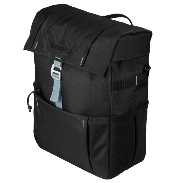 Enkele fietstas Gazelle - black / light olive