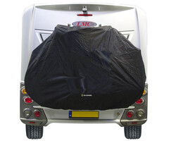 DS Covers Fietsdragerhoes STAR met gevarenbordhouder - zwart