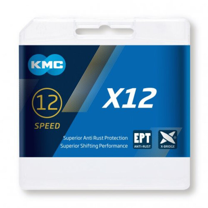 KMC Ketting 12 speed KMC X12 EPT 126 schakels - zilver