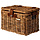Rotan fietsmand Basil Denton medium 39 x 27 x 25 cm - nature brown