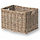 Rotan fietsmand Basil Dorset large 37 x 48 x 27 cm - nature grey