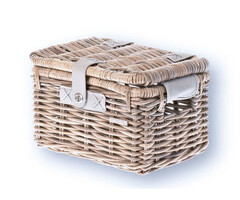 Basil Rotan fietsmand Denton Small nature grey