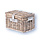 Basil fietsmand - Rotan - Denton - Small - 35 x 24 x 20 cm - Natuur Grijs