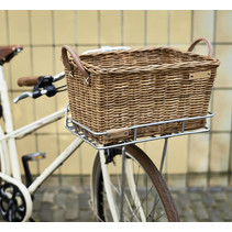 Rotan fietsmand Basil Portland Classic 49 x 36 x 24 cm - bruin
