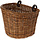 Rotan fietsmand Basil Darcy L 41 x 35 x 34 cm - naturel