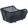 Fietsmand Basil Cento Tech Fiber WSL met bagagedragerbevestiging 21 liter 46 x 34 x 25  cm - solid zwart