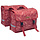 Dubbele fietstas New Looxs Fiori Double 30 liter 37 x 12,5 x 33 cm (2x) - forest red