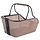 Fietsmand Basil Cento Tech Fiber Nordlicht MIK 22 liter 46 x 34 x 25 cm - sand brown