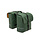 Dubbele fietstas New Looxs Odense Double MIK 39 liter 34 x 16 x 38 cm (x2) - groen