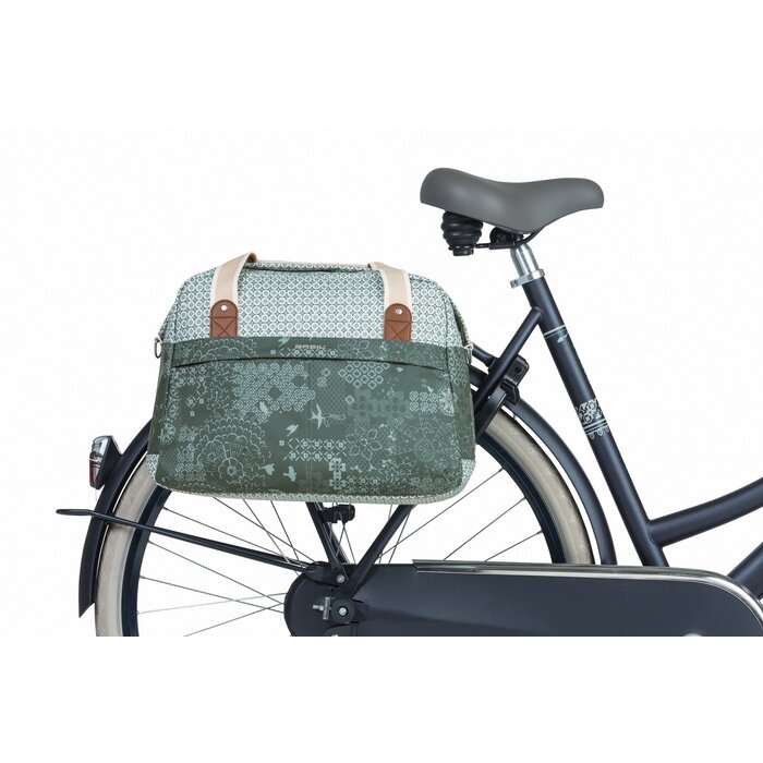 Basil Basil Fietstas - Bohème Carry All - 18 liter - 44x17x31cm - groen