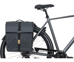 Basil Dubbele fietstas Basil Urban Dry MIK 50 liter 36 x 17 x 42 cm - charcoal melee