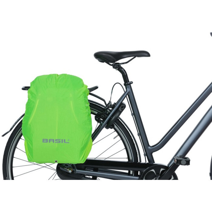 Basil Fietsrugzak voor 13" laptop Basil B-Safe Commuter Nordlicht 13 liter 26 x 13 x 40 cm - olijfgroen