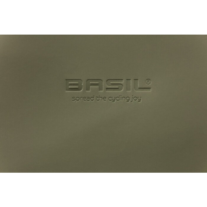 Basil Dubbele fietstas Basil SoHo Nordlicht 41 liter 31 x 13 x 37 cm - mosgroen
