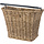 Fietsmand Basil Bremen Rattan Look KF 27 x 35 x 29 cm - seagrass