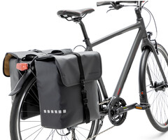 Newlooxs Dubbele fietstas New Looxs Odense 39 liter 34 x 16 x 38 cm - zwart