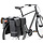 Dubbele fietstas New Looxs Odense 39 liter 34 x 16 x 38 cm - zwart