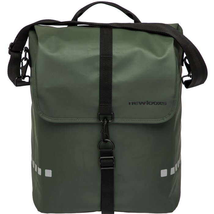 Newlooxs Fietstas New Looxs Odense 17,5 liter 32 x 16 x 38 cm - groen