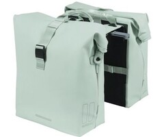 Basil Dubbele fietstas Basil SoHo Nordlicht MIK 41 liter 31 x 13 x 37 cm - pastel groen