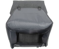 Newlooxs Dubbele fietstas New Looxs Nova Double 32 liter 35 x 35 x 15 cm (2x) - grijs