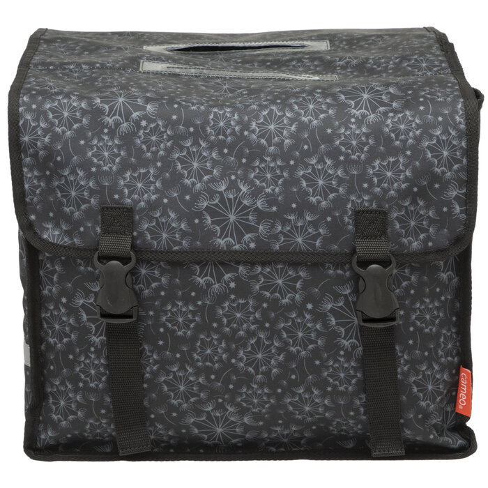 Cameo Dubbele fietstas Cameo Double Bag 30 liter 37 x 12.5 x 33 cm (2x) - tara black
