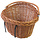 Rieten fietsmand Basil Detroit ovaal 39 x 27 x 22 cm - naturel