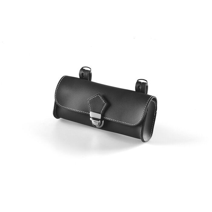 Monte Grappa Zadeltas MonteGrappa Travel Leer Zwart