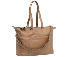 Newlooxs Fietstas New Looxs Verla 34 x 18 x 44cm 21 liter - gemaakt van luxe leer - cognac