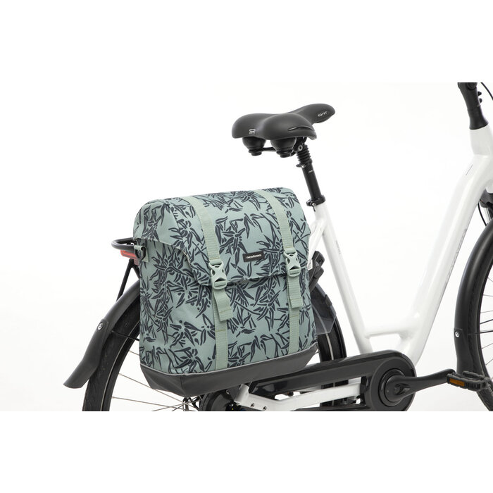 Newlooxs Fietsschoudertas New Looxs Alba Single Bamboo 21 liter 37 x 17 x 37cm - green