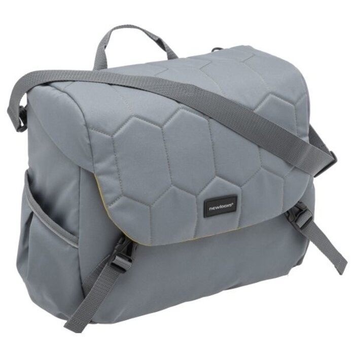 Newlooxs Enkele fietstas New Looxs Mondi Joy Single 18,5 liter 36 x 16 x 32 cm - quilted grey