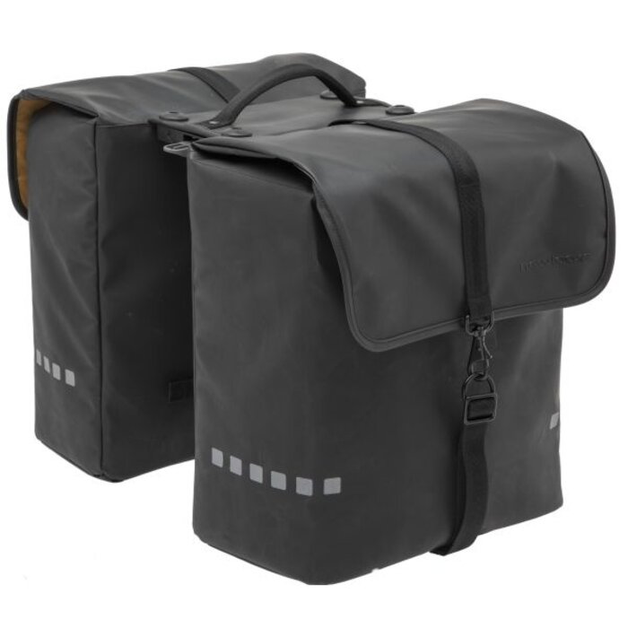 Newlooxs Dubbele fietstas New Looxs Odense Double RT 39 liter 34 x 16 x 38 cm - zwart