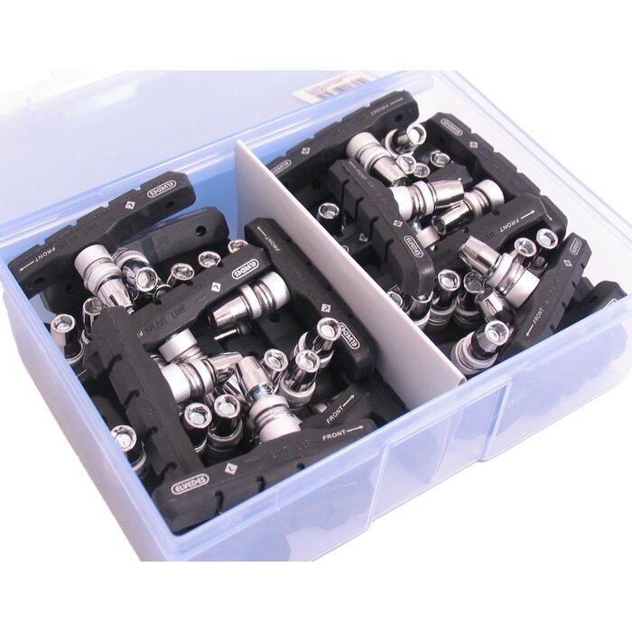 Elvedes V-brake remblokset Elvedes 72 mm (werkplaatsverpakking van 25 paar)