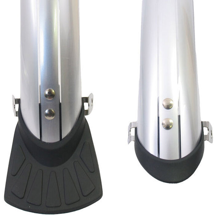 MERKLOOS Spatbordset 28" 45 mm kunststof compleet met stangenset - zilver