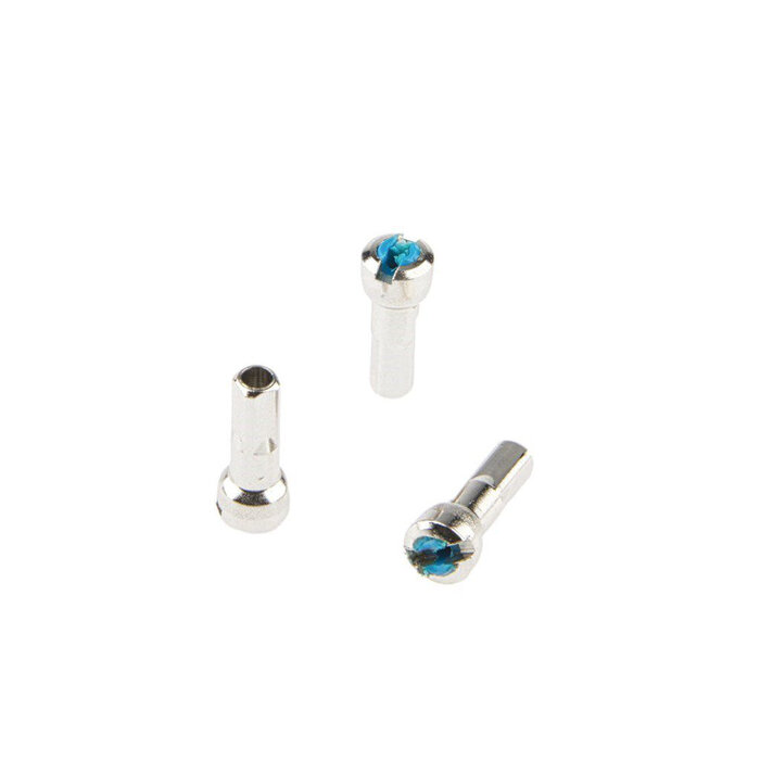 alpina Spaaknippel met ronde kop Alpina 14G/15.0mm/4/Fg 2.3 ABS/messing - zilver (144 stuks)