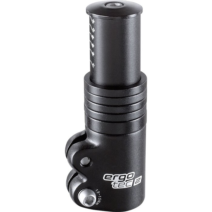 Ergotec Ergotec Stuurpenverlenger - Ahead 3 - 1-1/8" - AL6061 T6 - Zwart