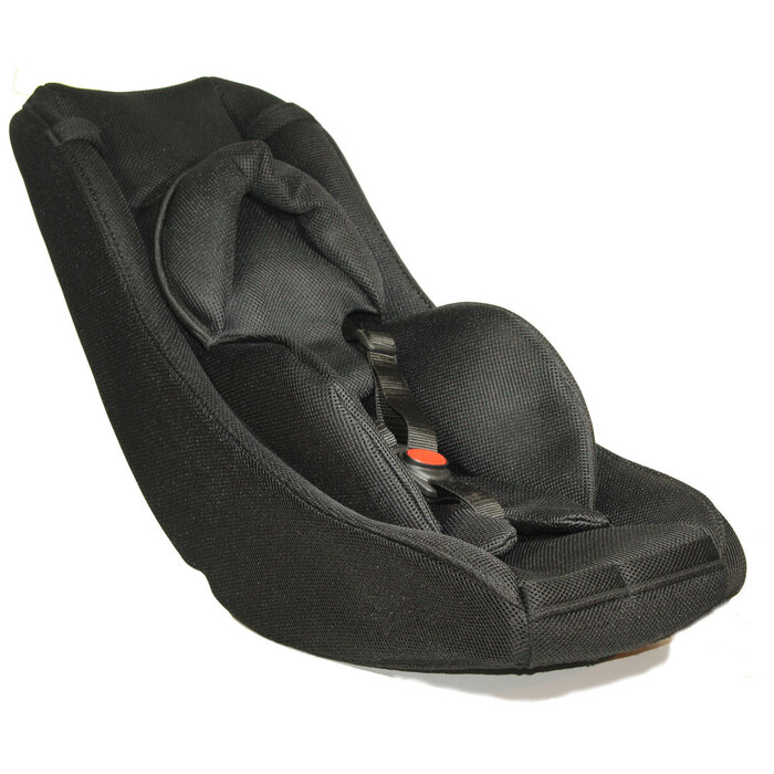Melia Melia Babyschaal - MPlus 4S Plus - Voor bakfiets/fietskar - Geschikt voor baby's van 0 tot 9 maanden - Zwart