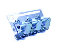 Melia 3-punts bevestigingsset Cargo Bike Wood Q-gat