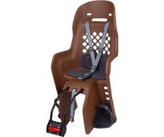 Polisport Kinderzitje achter Polisport Joy - donkerbruin - framebevestiging (FF)