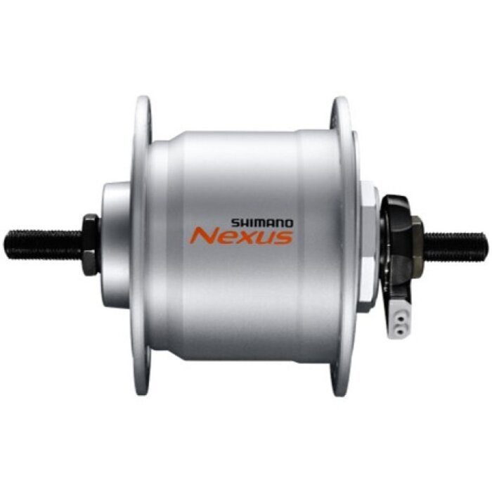 Shimano Naafdynamo Shimano Nexus DH-C3000-3N 3 Watt - 36 gaats - velgrem - zilver