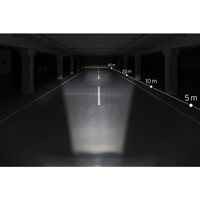 Busch & Müller Koplamp Busch und Müller Lumotec IQ Cyo Premium RT Senso Plus 60 Lux - zwart