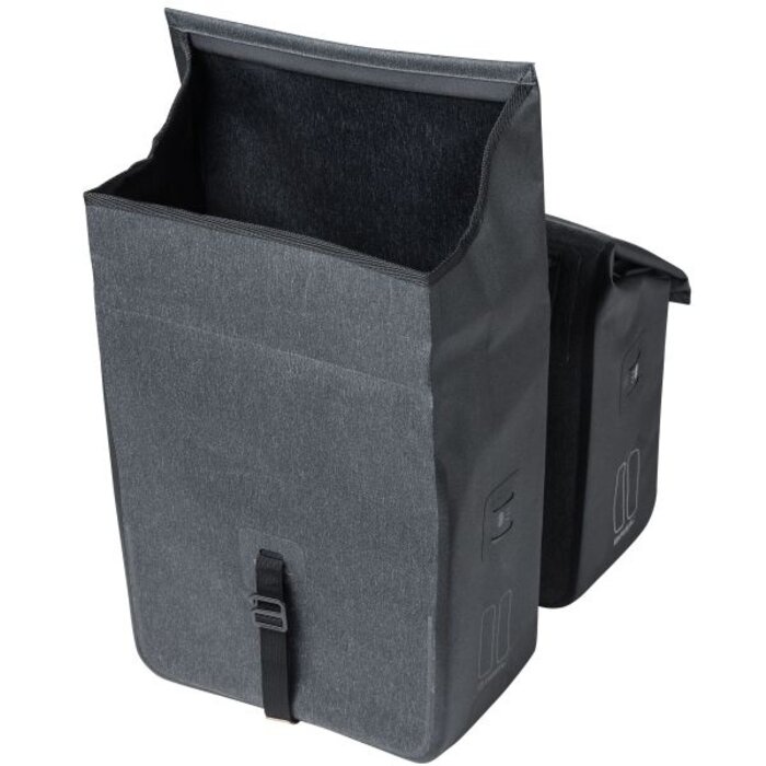 Basil Dubbele fietstas Basil Urban Dry 50 liter 36 x 17 x 42 cm - charcoal melee