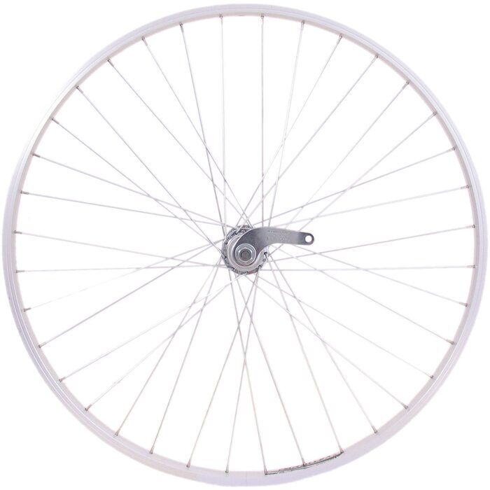 MERKLOOS Achterwiel 28 x 1/4" aluminium Favorit remnaaf - zilver