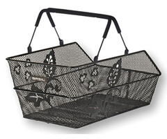 Basil Fietsmand Basil Cento Flower Multi 44 x 30 x 23 cm - zwart