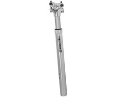 Ergotec Telescopische verende zadelpen Ergotec SP-5.0 ø27.2mm / 350 mm - zilver