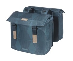 Basil Dubbele fietstas Basil Elegance 40-49 liter 40 x 38 x 16 cm - estate blue