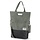 Gerecyclede shopper fietstas Urban Proof 20 liter - groen/grijs