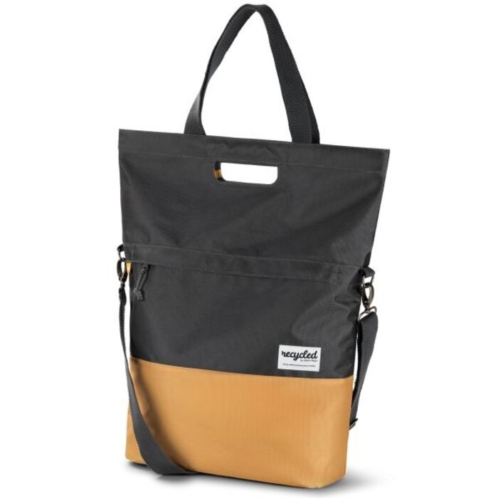 Urban Proof Gerecyclede shopper fietstas Urban Proof 20 liter - grijs/geel