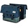 Gerecyclede dubbele fietstas Urban Proof 40 liter - blauw/groen