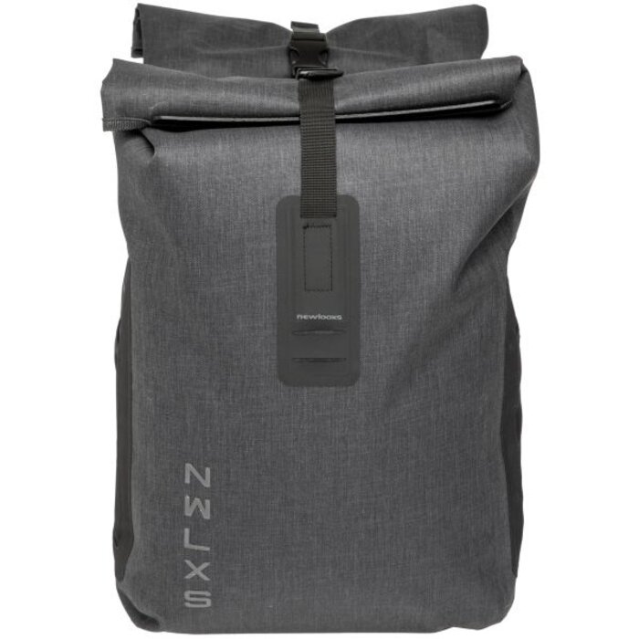 Newlooxs Dubbele fietstas New Looxs Varo Racktime 40 liter 28 x 43 x 17 cm (x2) - grijs