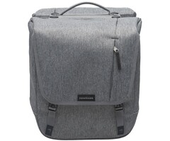 Newlooxs Dubbele fietstas New Looxs Nova Double Racktime 32 liter 35 x 35 x 15 cm (2x) - grijs