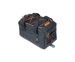 Basil Bagagedragertas Basil Miles Tarpaulin MIK 7 liter 32 x 20 x 20 cm - zwart/oranje